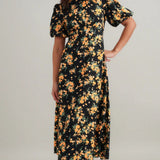 Nobody's Child Petite Benita Midi Dress Ditsy Floral