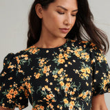 Nobody's Child Petite Benita Midi Dress Ditsy Floral