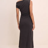 Nobody's Child Bethany Black Midi Dress Plain
