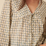 Nobody's Child Birdie Floral LS Blouse