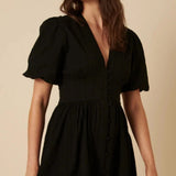 Nobody's Child Black Starlight Mini Dress Plain