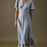 Nobody's Child Blue Alaina Midaxi Dress