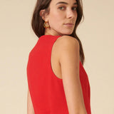 Nobody's Child Red Crew Neck Waistcoat