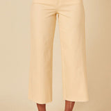 Nobody's Child Cropped Wide Leg Jean Cut Off