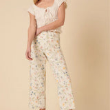 Nobody's Child Cropped Wide Leg Jean