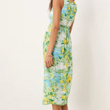 Nobody's Child Davina Midi Dress Positano Scenic