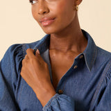 Nobody's Child Denim Andie Blouse
