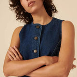 Nobody's Child Denim Ned Midi Dress