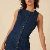 Nobody's Child Denim Ned Midi Dress