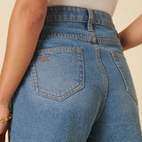 Nobody's Child Denim Scallop Short