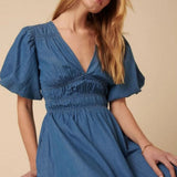 Nobody's Child Denim Sunni Midi Dress