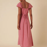 Nobody's Child Elsie Midi Dress Joanie Rosebud Pink