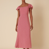 Nobody's Child Petite Elsie Midi Dress Joanie Rosebud Pink
