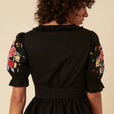 Nobody's Child Embroidered Flossie Top