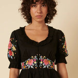 Nobody's Child Embroidered Flossie Top