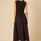 Nobody's Child Petite Embroidered Hem Midi Dress Plain