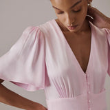 Nobody's Child Erin Pink Midaxi Dress