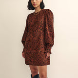 Nobody's Child Fearne Cotton Cord Leopard Print Peggy Mini Dress