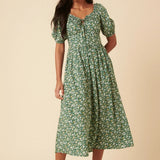 Nobody's Child Geniveve Midi Dress Merideth Vintage