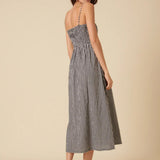 Nobody's Child Imogen Midi Dress Mono Gingham