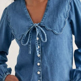 Nobody's Child LS Birdie Blouse