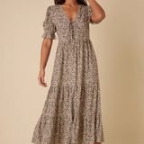 Nobody's Child Lia Midi Dress Ina Ditsy Cream