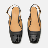 Nobody's Child Lindy Bliss Black Leather Pumps