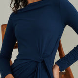 Nobody's Child Long Sleeve Dakota Midi Dress Plain
