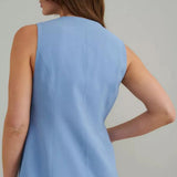Nobody's Child Longline Crew Neck Waistcoat