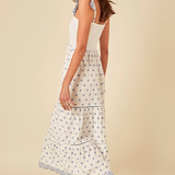 Nobody's Child Maryam Midi Dress Embroidered