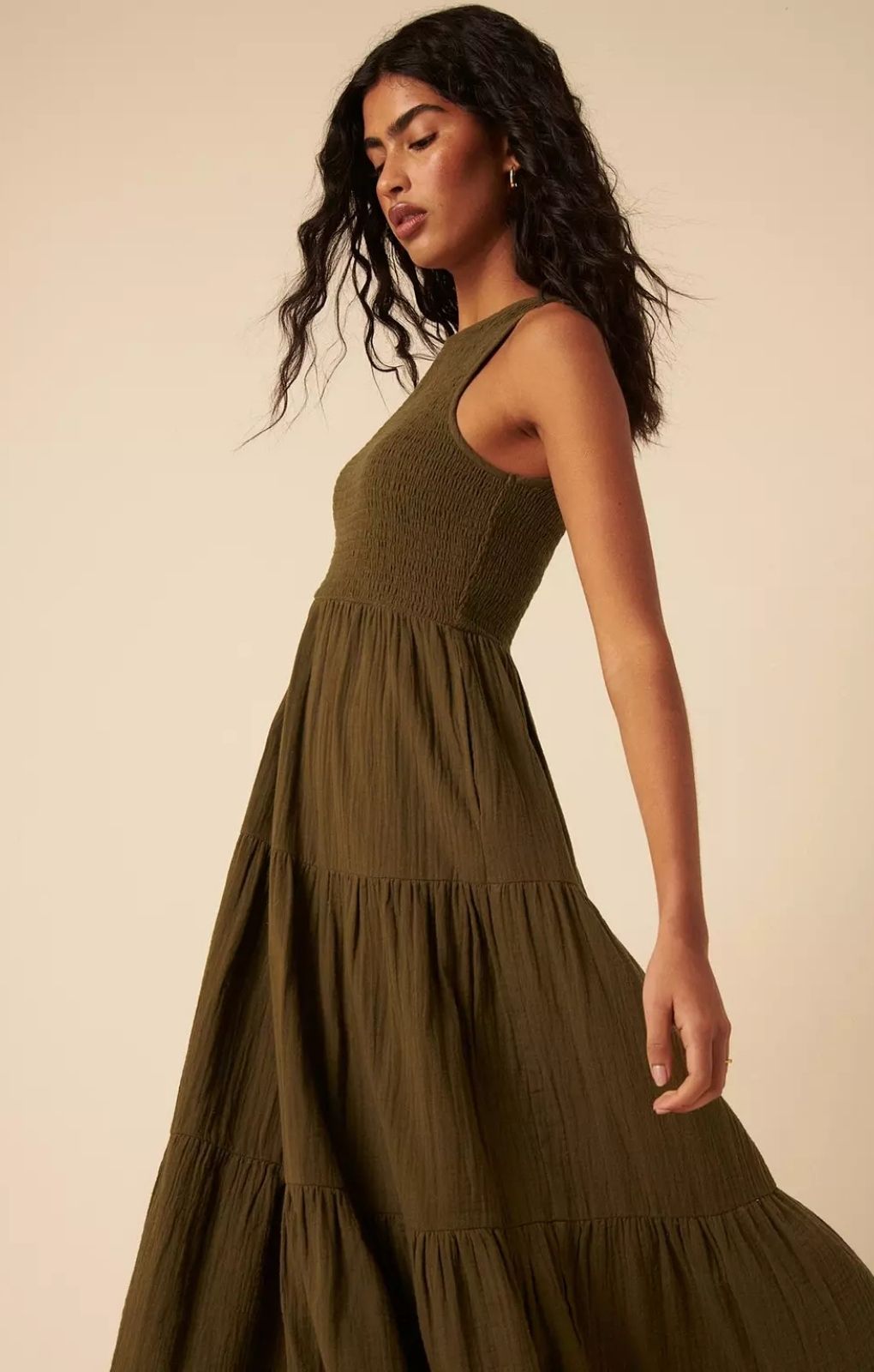 Rent Nobody's Child Sleeveless Charlie Midaxi Dress Green