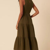 Nobody's Child Sleeveless Charlie Midaxi Dress Green