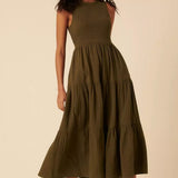 Nobody's Child Sleeveless Charlie Midaxi Dress Green