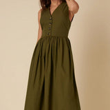 Nobody's Child Oak Midi Dress Plain