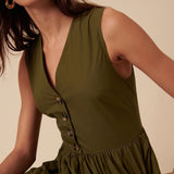 Nobody's Child Oak Midi Dress Plain