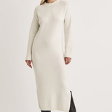 Nobody's Child Oversized Crew Knitted Jumper Midi Dress
