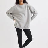 Nobody's Child Grey Oversized Crew Neck Sweatshirt