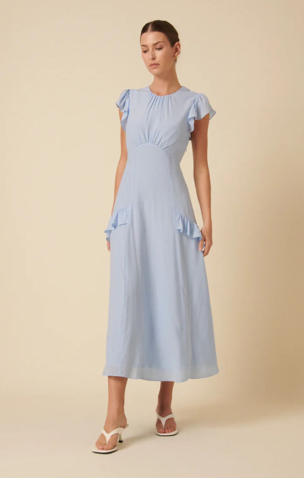 Rent Runaway The Label Florenza Navy Maxi Dress | Hirestreet Rent Runaway The Label Florenza Navy Maxi Dress | Hirestreet
