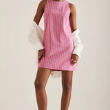 Nobody's Child Palermo Mini Dress Pink Stripe