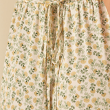 Nobody's Child Petite Atlas Midi Dress Woodblock Green Print