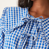 Nobody's Child Petite Blaze Short Sleeve Mini Dress Check