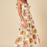 Nobody's Child Petite Cassidy Midi Dress Loraya Conversational