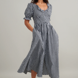Nobody's Child Petite Flossie Midi Dress Y/D Gingham