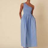 Nobody's Child Georgia Midaxi Dress in Blue