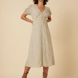 Nobody's Child Petite Lucinda Midi Dress Cherie Ditsy White