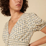 Nobody's Child Petite Lucinda Midi Dress Cherie Ditsy White