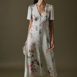 Nobody's Child Petite Roses Erin Midaxi Dress