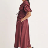 Nobody's Child Petite Scottie Midi Dress Plain