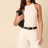 Nobody's Child Petite White Clean Bermuda Short