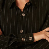 Nobody's Child Pinstripe Oversize Shirt